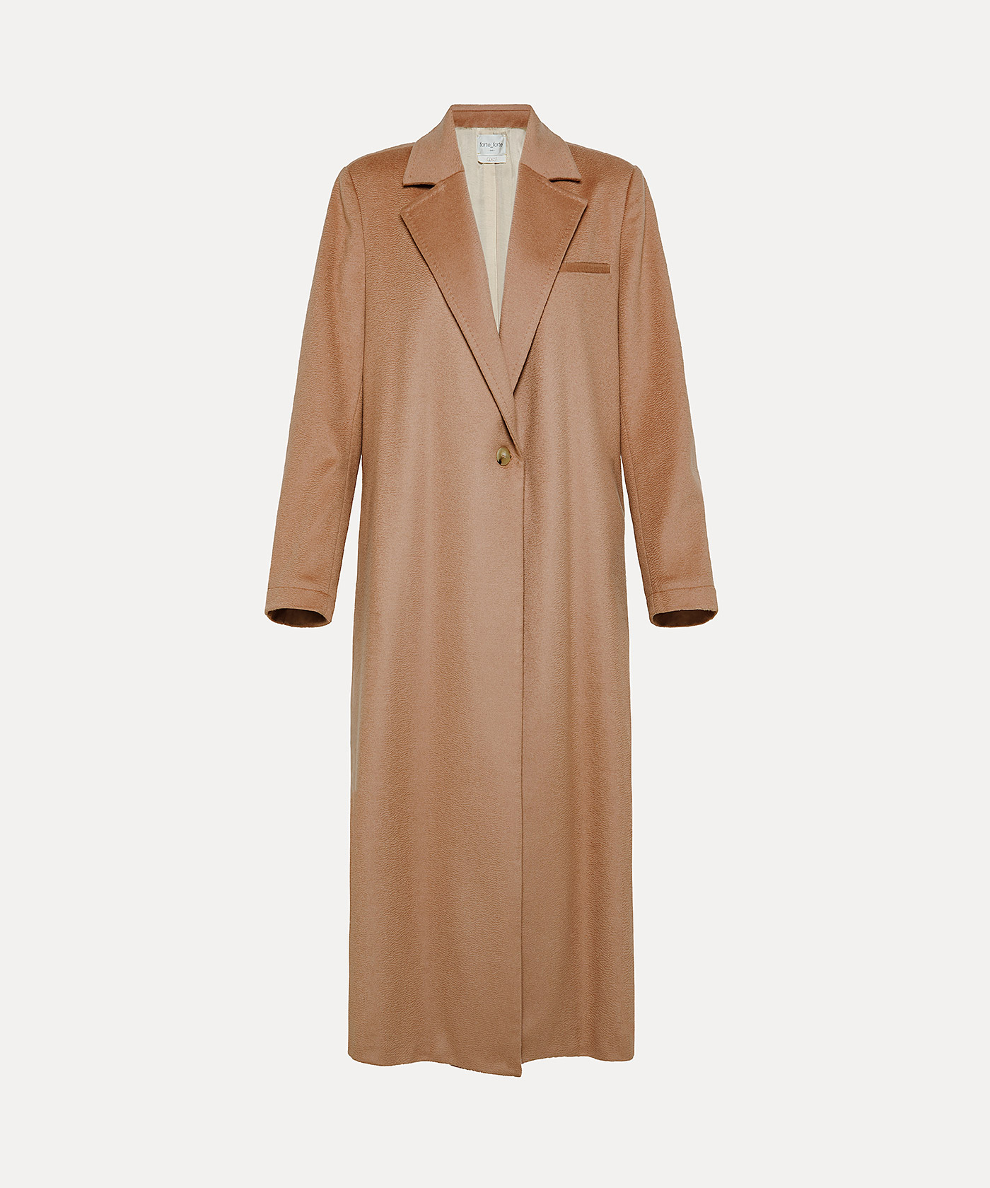 longline tan coat