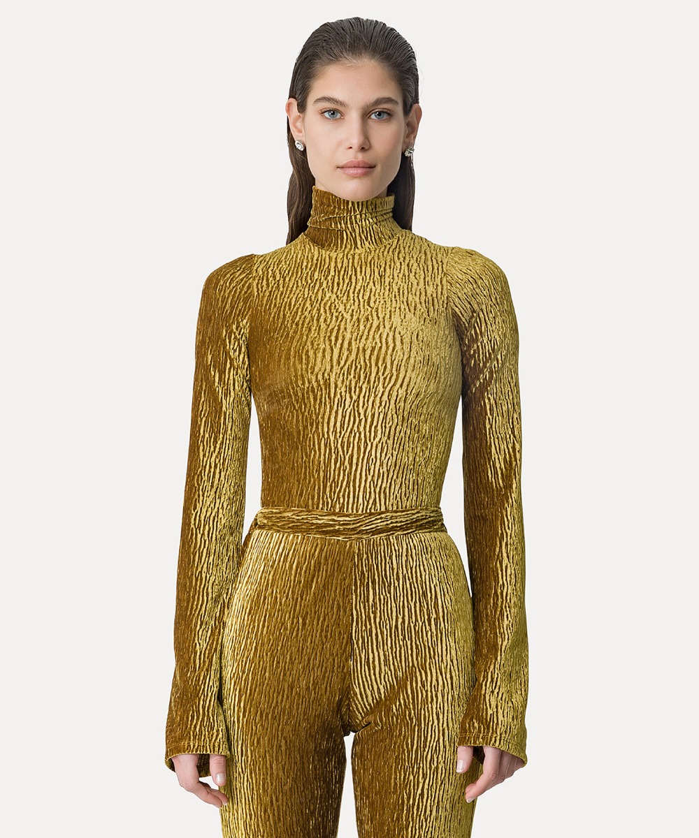 Turtleneck velvet hotsell