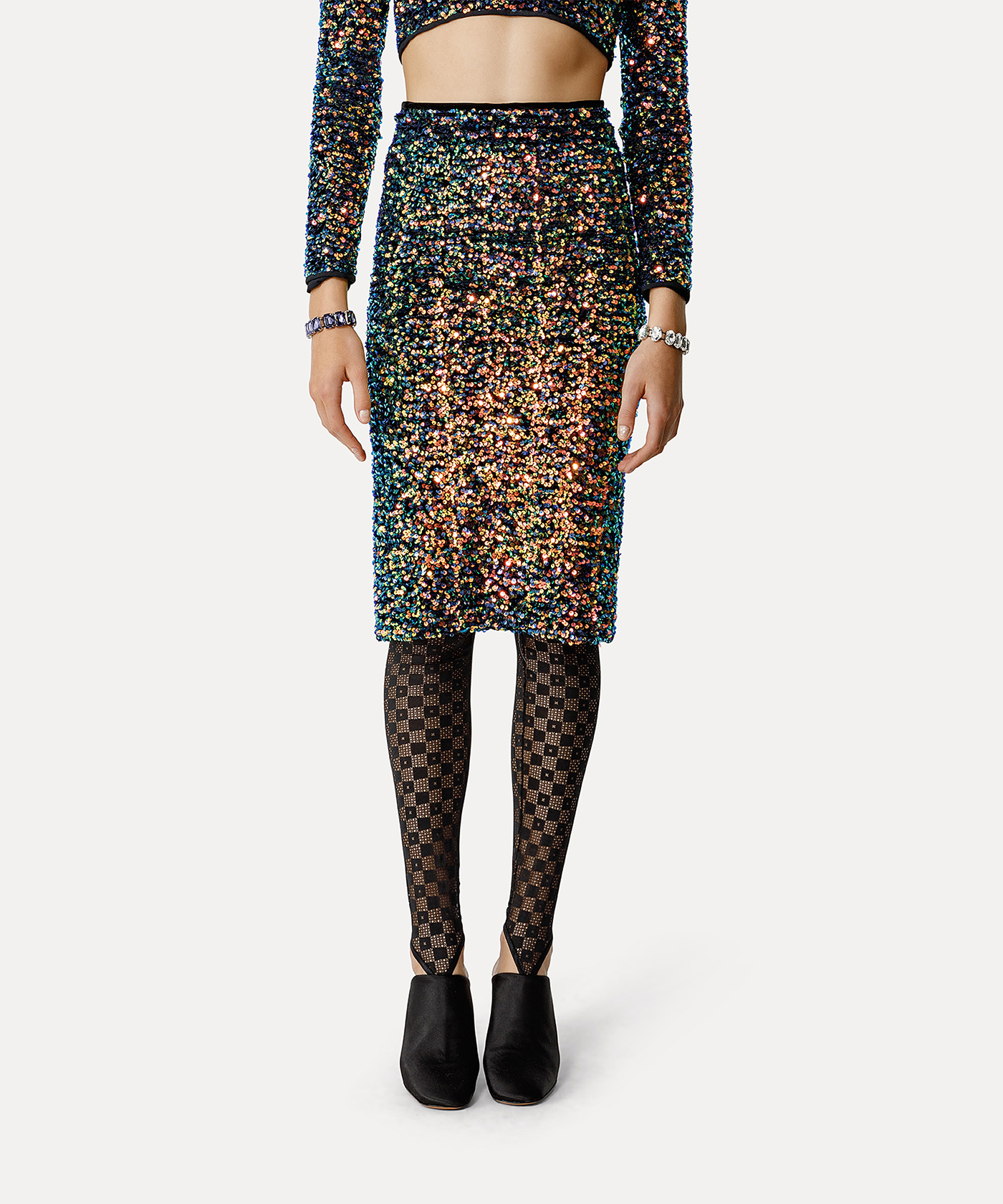 Sequin pencil skirt shop 5xl