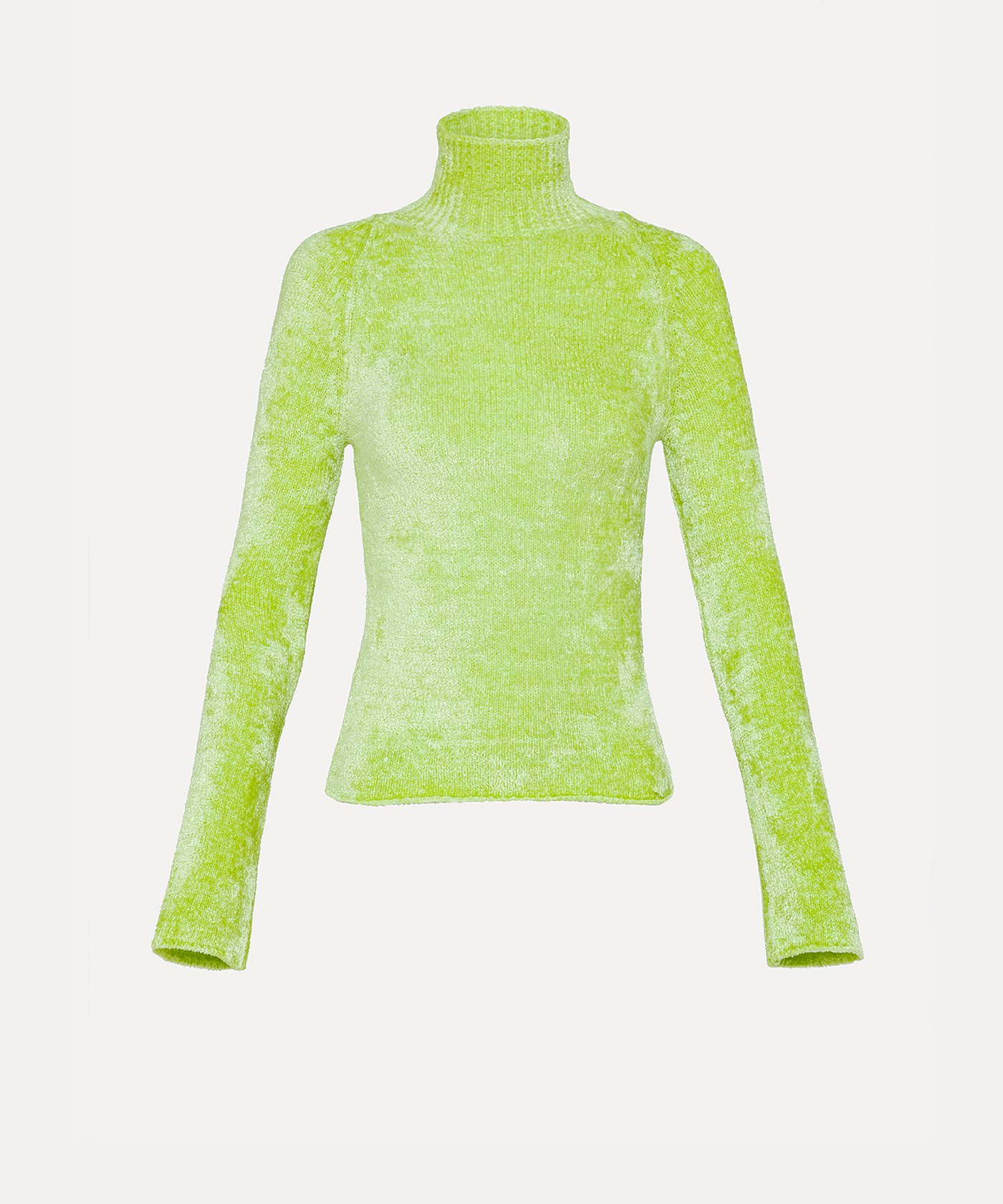 turtleneck in chic velvet